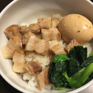 ◤電鍋レシピ◢　ルーロー飯［滷肉飯/魯肉飯］